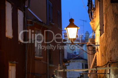 Laterne in Rovinj