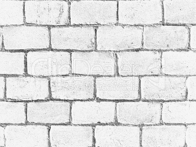 White brick wall background