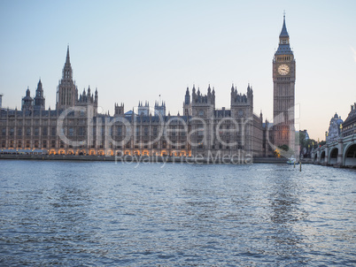 Houses of Parliament in London