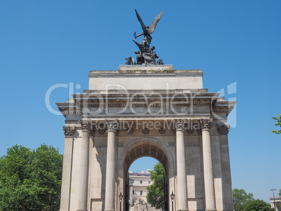 Wellington arch in London