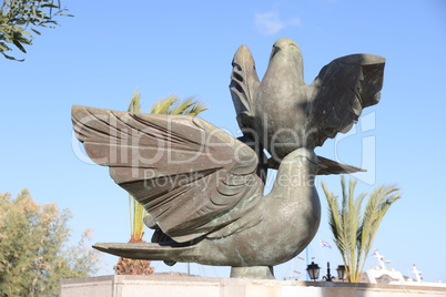 Denkmal in Elounda, Kreta