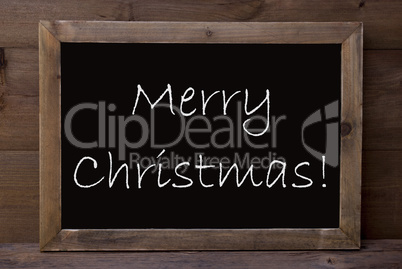 Chalkboard With Merry Christmas