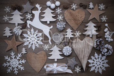 Many Christmas Decoration,Heart,Snowflakes,Star,Present,Reindeer