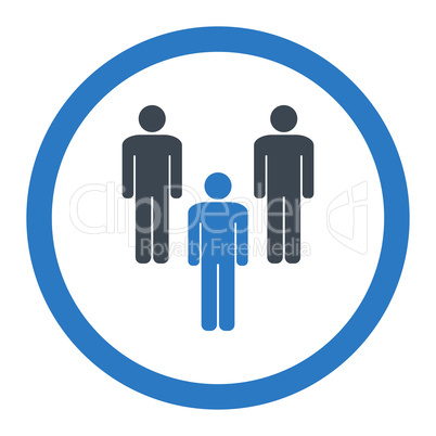 Community flat smooth blue colors rounded glyph icon Community flat smooth blue colors rounded glyph icon