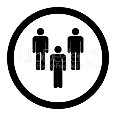 Community flat black color rounded glyph icon Community flat black color rounded glyph icon