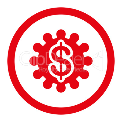 Payment options flat red color rounded glyph icon Payment options flat red color rounded glyph icon
