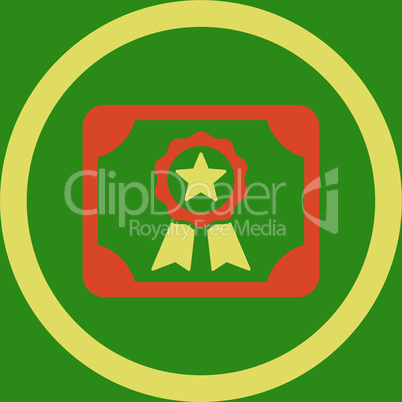 bg-Green Bicolor Orange-Yellow--certificate.eps