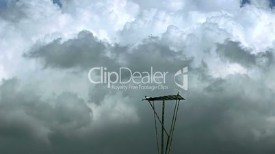 Storm clouds, time lapse