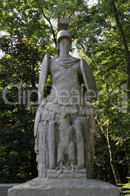 Legionärsstatue am Hermannsdenkmal