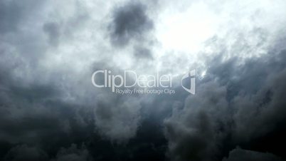 Clouds on sky, time lapse