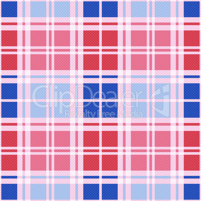 Rectangular seamless pattern in red an blue trendy hues