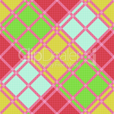 Diagonal seamless pattern in various motley colors