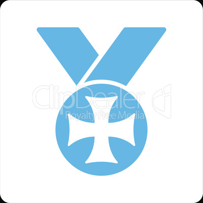 bg-Black Bicolor Blue-White--maltese medal.eps