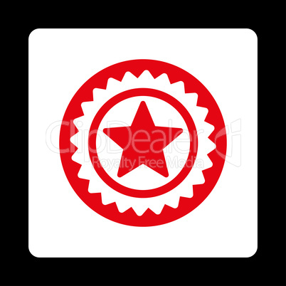 Medal seal icon from Award Buttons OverColor Set