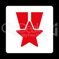 Star medal icon from Award Buttons OverColor Set