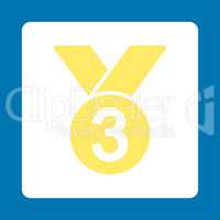 Bronze medal icon from Award Buttons OverColor Set