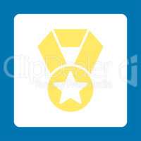 Champion medal icon from Award Buttons OverColor Set