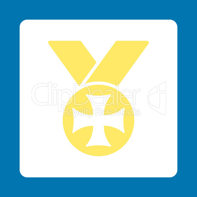 Maltese medal icon from Award Buttons OverColor Set