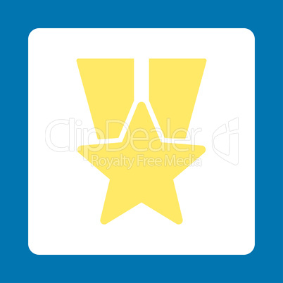 Star medal icon from Award Buttons OverColor Set