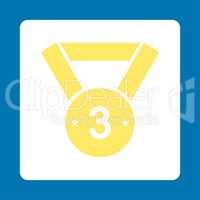 Third medal icon from Award Buttons OverColor Set