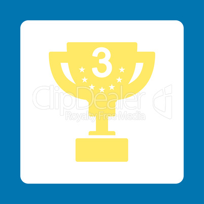 Third prize icon from Award Buttons OverColor Set