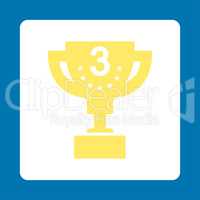 Third prize icon from Award Buttons OverColor Set