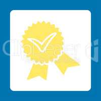Validation seal icon from Award Buttons OverColor Set
