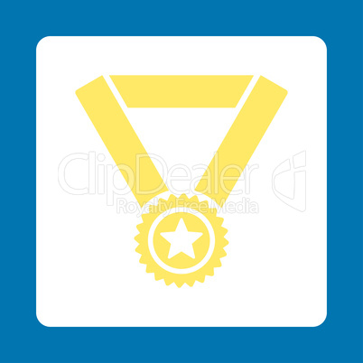 Winner medal icon from Award Buttons OverColor Set