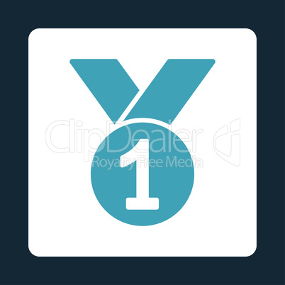Gold medal icon from Award Buttons OverColor Set