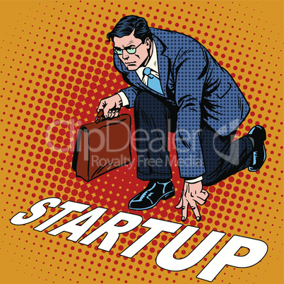 Business concept startup businessman