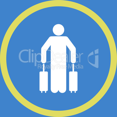 bg-Blue Bicolor Yellow-White--passenger baggage.eps