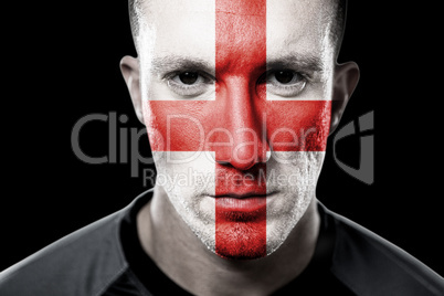 Composite image of english rugby player