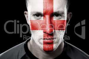Composite image of english rugby player