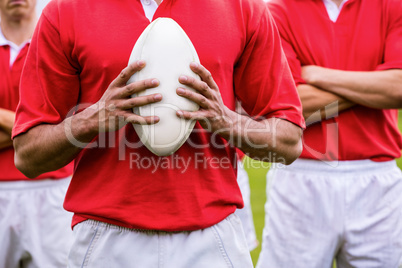 Tough rugby players ready to play