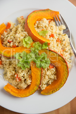 Quinoa mit Kürbis