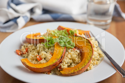 Quinoa mit Kürbis