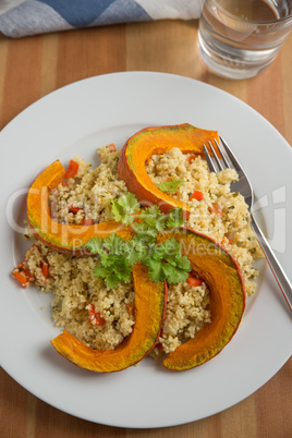 Quinoa mit Kürbis