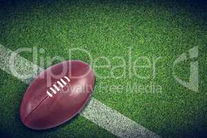 Composite image of american football
