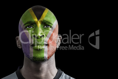 Composite image of south africa rugby player