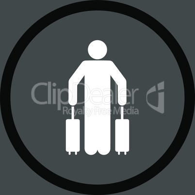 bg-Gray Bicolor Black-White--passenger baggage.eps