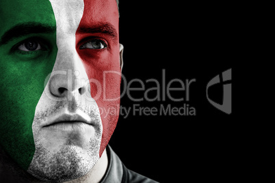 Composite image of italy rugby player