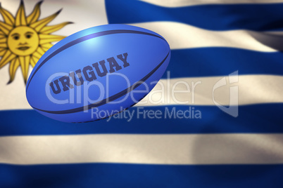 Composite image of uruguay rugby ball