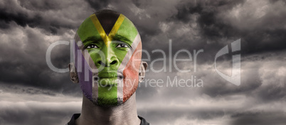 Composite image of south africa rugby player