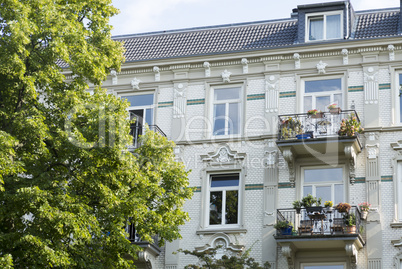 Altbaugebäude in Hamburg, Deutschland