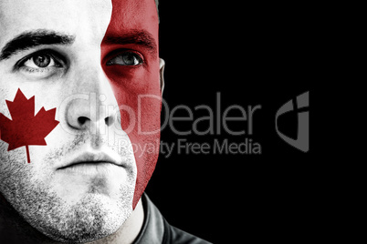 Composite image of canada rugby player