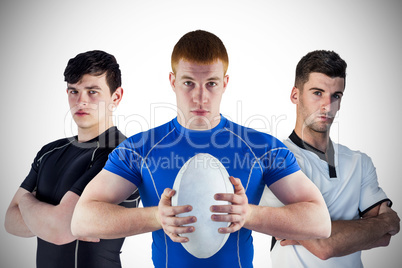 Tough rugby players