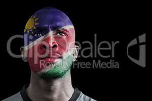 Composite image of namibia rugby player