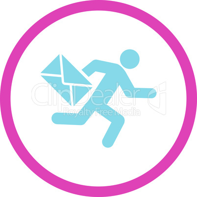 BiColor Pink-Blue--mail courier.eps