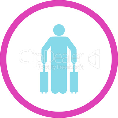 BiColor Pink-Blue--passenger baggage.eps