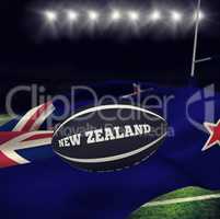 Composite image of new zealand rugby ball